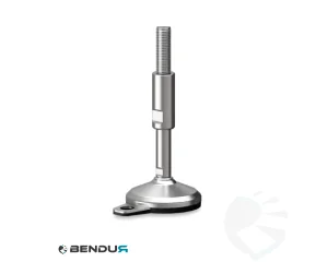 Stelvoet hygi&euml;nisch met overgoten voet basis + fg - &Oslash;80 + ar