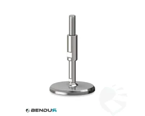 Stelvoet hygi&euml;nisch met machinaal bewerkte voet basis - &Oslash;105