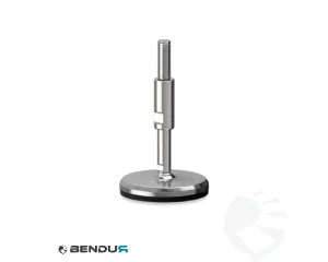 Stelvoet hygi&euml;nisch met machinaal bewerkte voet basis - &Oslash;105 + ar