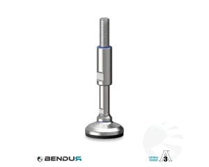 Stelvoet hygi&euml;nisch gecertificeerd met overgoten zd voet basis - &Oslash;60 + ar