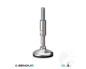 Stelvoet hygi&euml;nisch gecertificeerd met overgoten zd voet basis - &Oslash;80 + ar