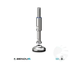 Stelvoet hygi&euml;nisch gecertificeerd met overgoten zd voet basis - &Oslash;60 + ar