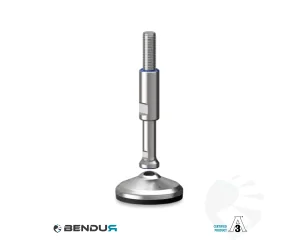 Stelvoet hygi&euml;nisch gecertificeerd met overgoten zd voet basis - &Oslash;80 + ar