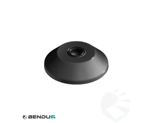 Trapezoid base without anti-slip plate for swivel feet - ball joint 15 | &Oslash;60