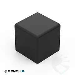 Plastic cover cap for 3-way corner connector BSB | angular 30