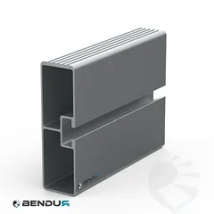 Aluminium side guard profile | 100x30 - Type 1