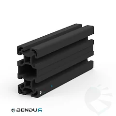 Aluminium profile slot 10 | 40x80L - BSB - Black