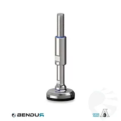 Leveling foot hygienic certified with machine sd baseplate - &Oslash;60 + ar