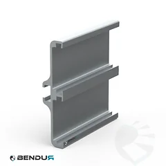Aluminium guide profile  h=92 used for single side guide - l=3m
