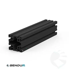 Aluminium profile slot 10 | 80x80L - BSB - Black