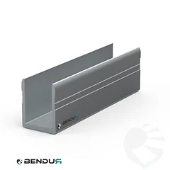 Aluminium construction U-profile 25 | 31.5x40