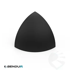 Plastic cover cap for 3-way corner connector ISB | round 40