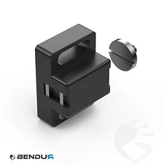 Magnetic catch 30 plastic pa + assembly set