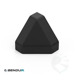 Plastic cover cap for 3-way corner connector ISB | beveled 30