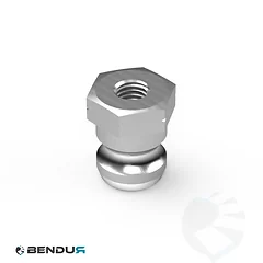 Tube plug with left handed thread &oslash;20x1 | m10