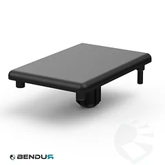 Kunststof afdekkap voor BSB profiel - sleuf 8/10 | 30x45