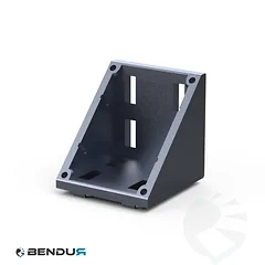 Aluminium hoekverbinder BSB - sleuf 10 | 80x80