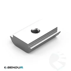 Indraaibare T-sleuf moer 14.0 x 5.2 BSB - sleuf 10